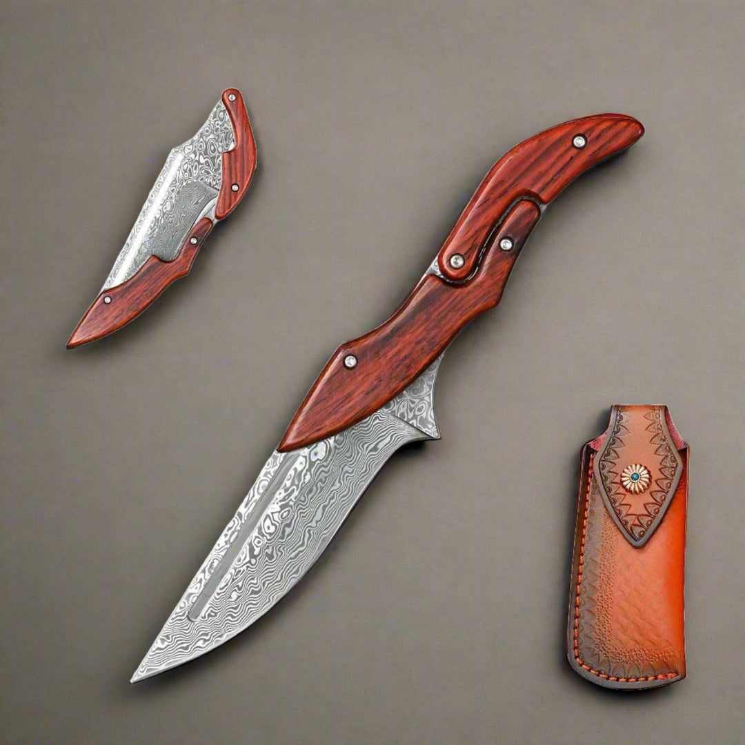 Elegant Damascus Pocket Knives for Everyday Carry - Shokunin USA