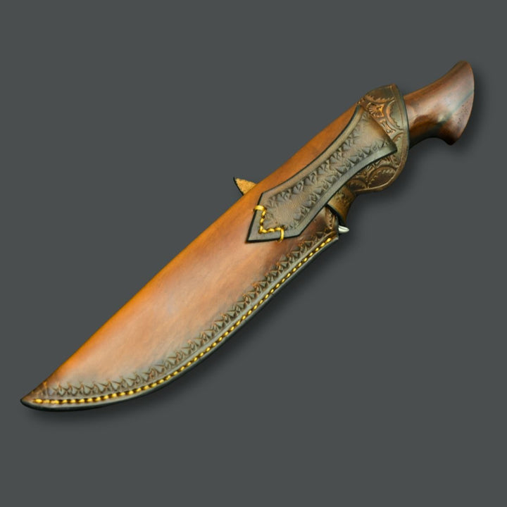 Aphrodite Hunting blade - Aphrodite Japanese Hunting Utility Knife with Exotic Sandalwood Handle - Shokunin USA