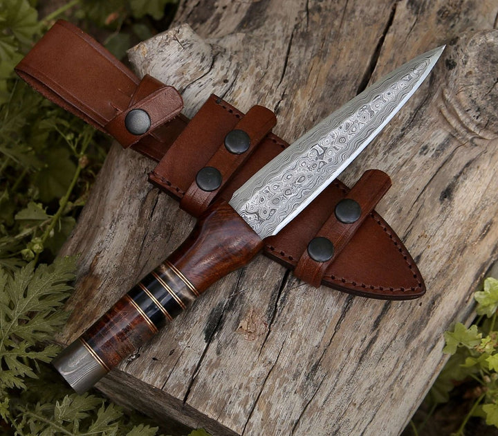 Cloud Dagger sheaths - Cloud Damascus Dagger with Sheath - Shokunin USA