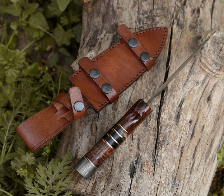 knife dagger - Cloud Damascus Dagger with Sheath - Shokunin USA