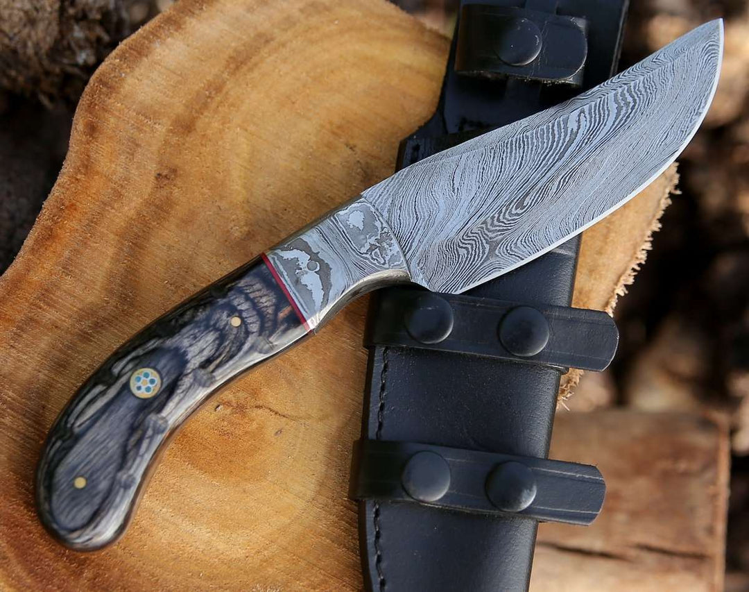 Draco Pakkawood knives - Draco Hunting Knife with Pakkawood Handle - Shokunin USA