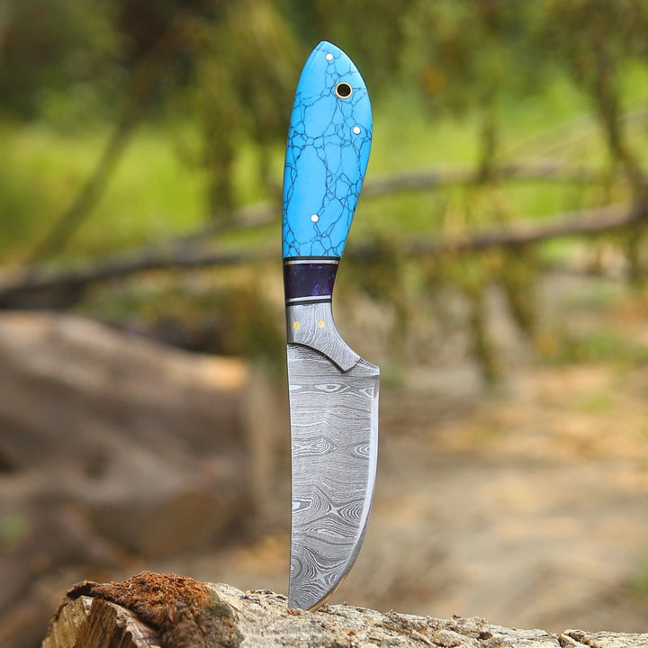Evoke Knife knives - Evoke Handmade Hunting Knife with Leather Sheath - Shokunin USA