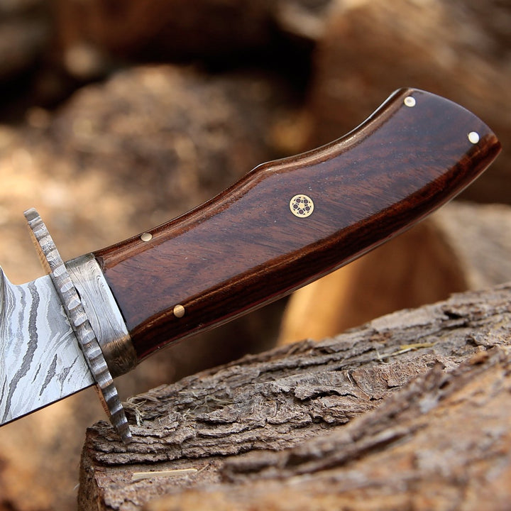 Excelsior Knife Bowie - Excelsior Hunting Knife with Exotic Rosewood Handle - Shokunin USA