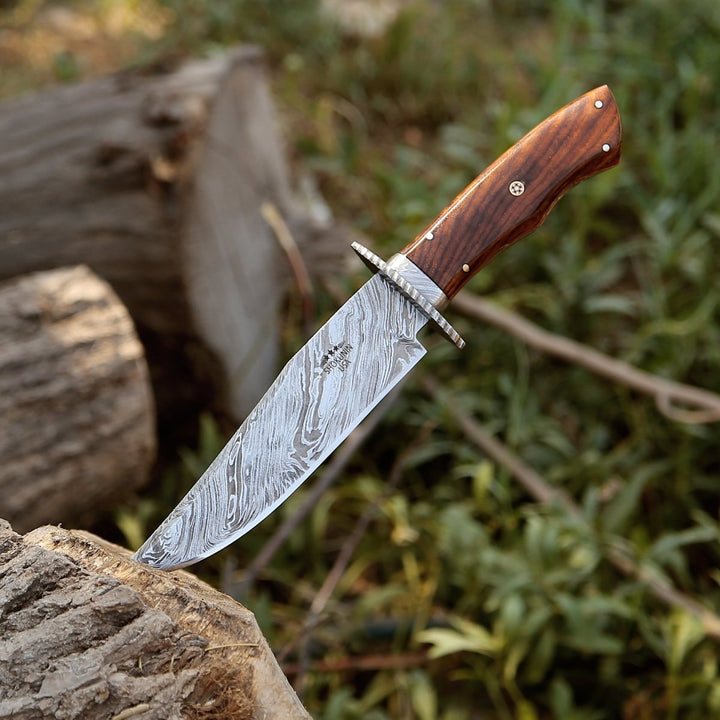 Excelsior Hunting Handle - Excelsior Hunting Knife with Exotic Rosewood Handle - Shokunin USA