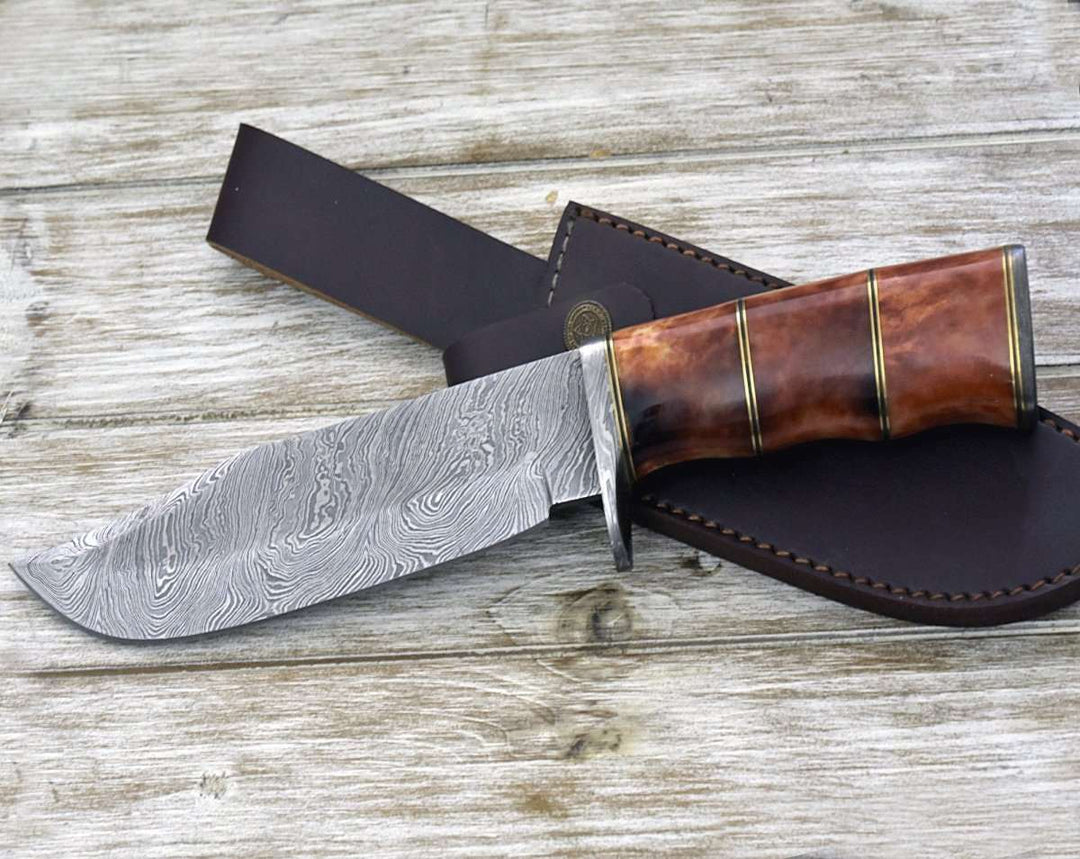 Horizon Bowie Handle - Horizon Bowie Knife with Bone Handle - Shokunin USA