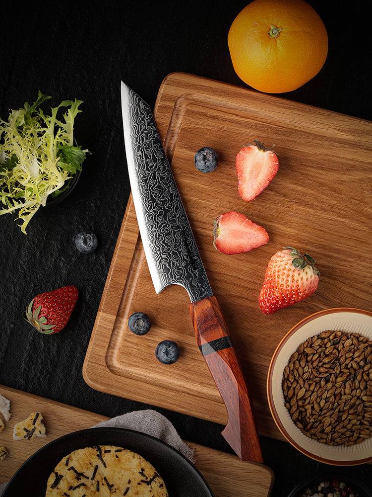 Infinity Knife knife - Infinity Japanese Pro Chef Knife Set with Exotic Sandal Wood &amp; Resin Handle - Shokunin USA