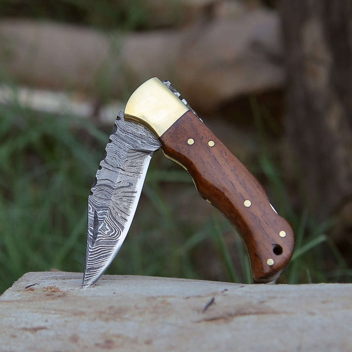 jaguar knives - Jaguar Pocket Knife with Exotic Rosewood Handle - Shokunin USA