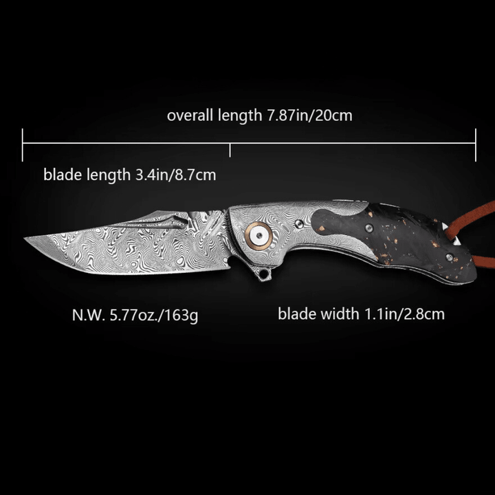 Kronos Damascus Handle - Kronos Gentleman&