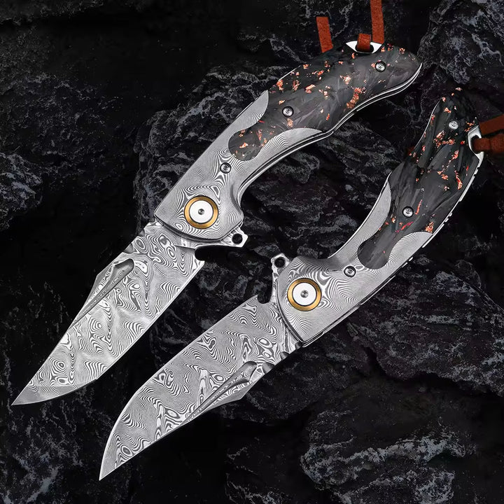Kronos Damascus Knife - Kronos Gentleman&