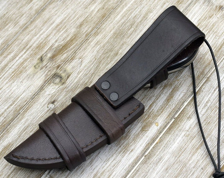 Oathkeeper Knife knives - Oathkeeper Deer Skinning Knife with Horn &amp; Rosewood Handle - Shokunin USA