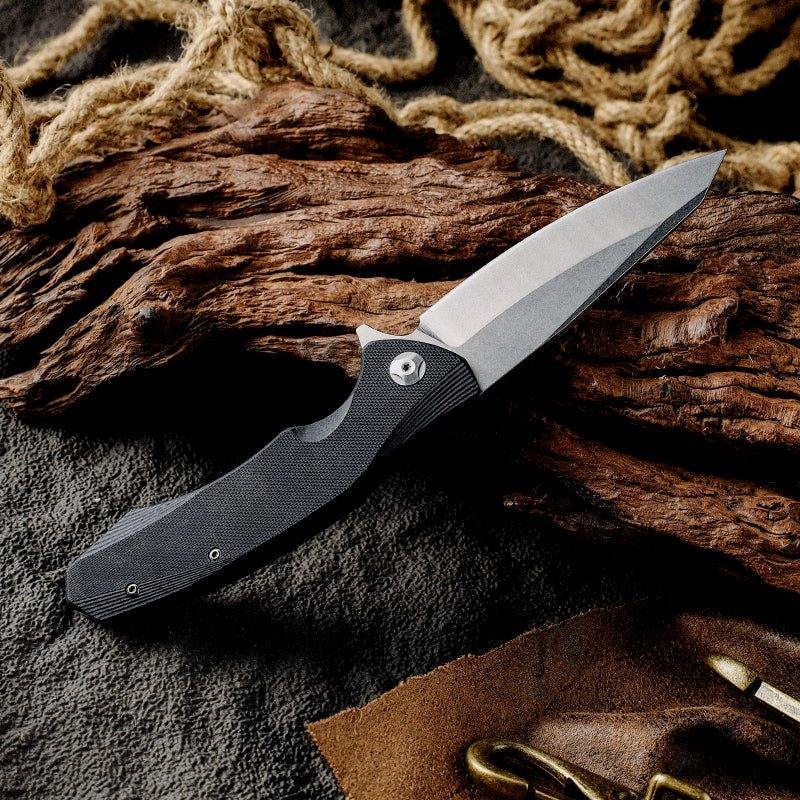 Omen Folding Handle - Omen Folding Knife with G10 Handle - Shokunin USA