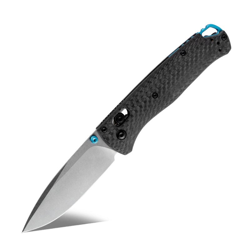 Onyx D2 Knife - Onyx D2 Steel Folding Pocket Knife with Clip &amp; Carbon Fiber Hnadle - Shokunin USA