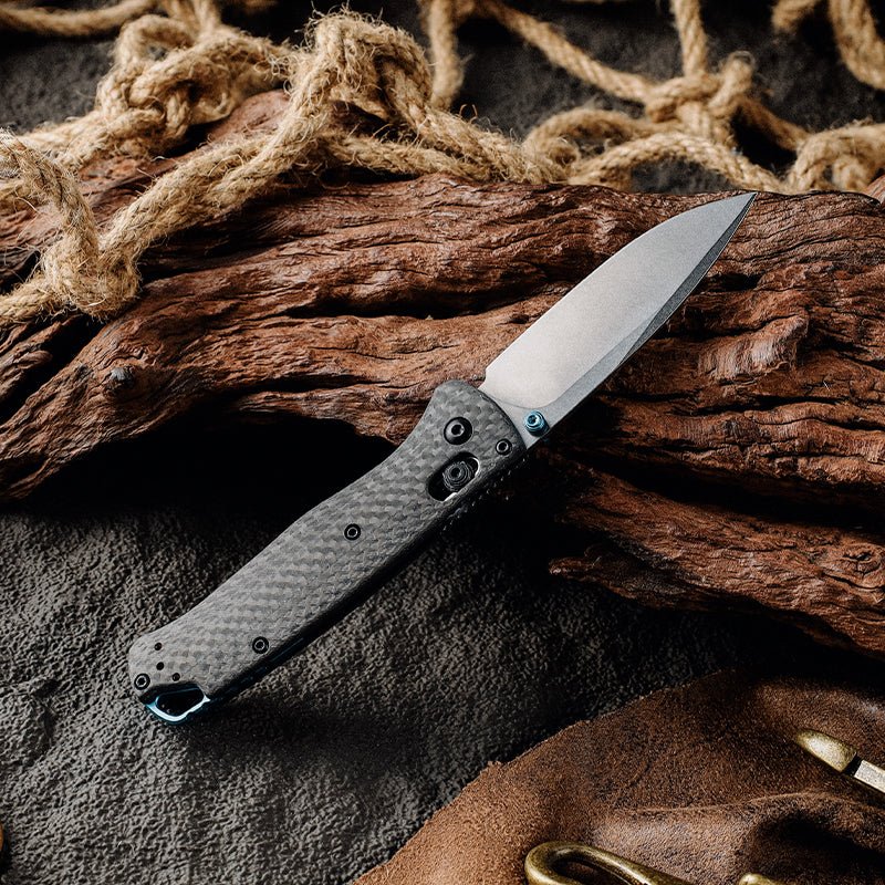 Onyx D2 knives - Onyx D2 Steel Folding Pocket Knife with Clip &amp; Carbon Fiber Hnadle - Shokunin USA
