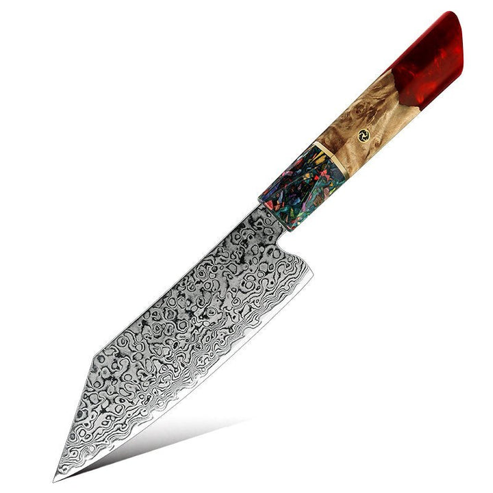 Pristine Chef leather - Pristine Japanese Chef Knife Set with VG-10 Damascus Steel Exotic Stabilized - Shokunin USA