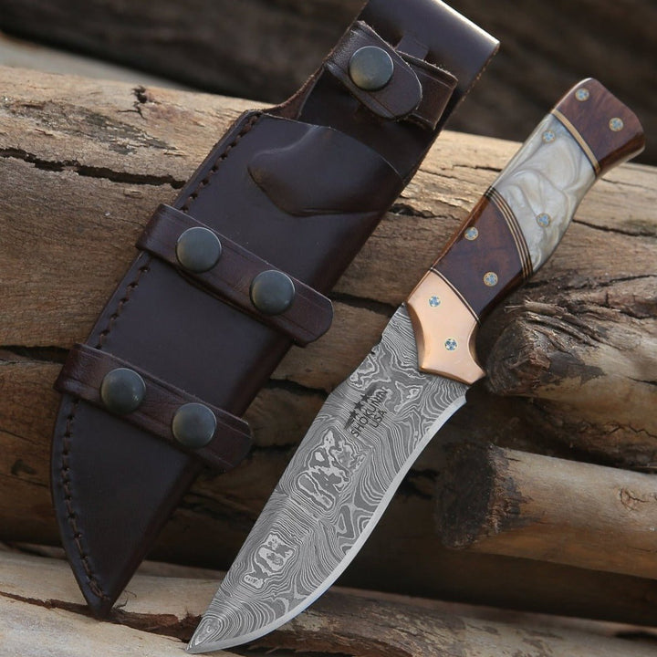 Reaper Damascus Knife - Shokunin USA