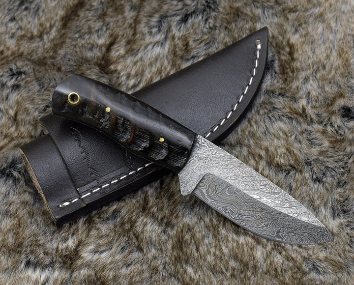 Resonance Every Handle - Resonance Every Day Carry Knife with Ram Horn Handle - Shokunin USA
