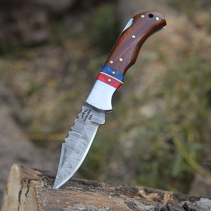 knife weight - Rogue Pocket Knife with Rosewood Handle - Shokunin USA