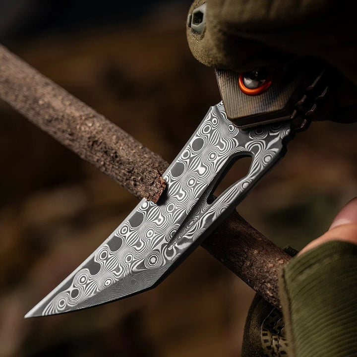Scorpion Japanese Handle - Scorpion Japanese Folding Pocket Knife with VG-10 Damascus Steel &amp; G10 Handle - Shokunin USA