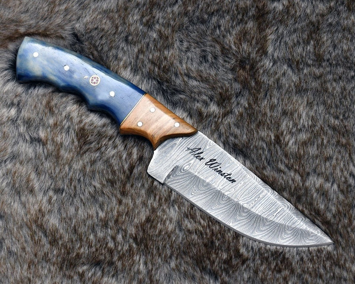 Sculptor Wood knives - Sculptor Camp Knife with Exotic Olive Wood Handle - Shokunin USA