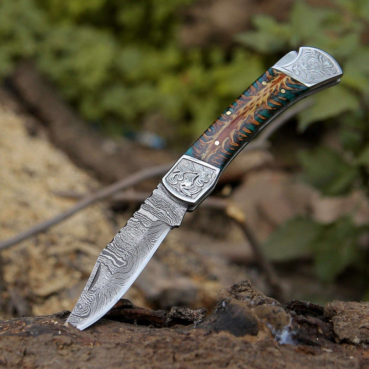 Striker specialty knives - Striker Pocket Knife with Pine Cone Handle - Shokunin USA