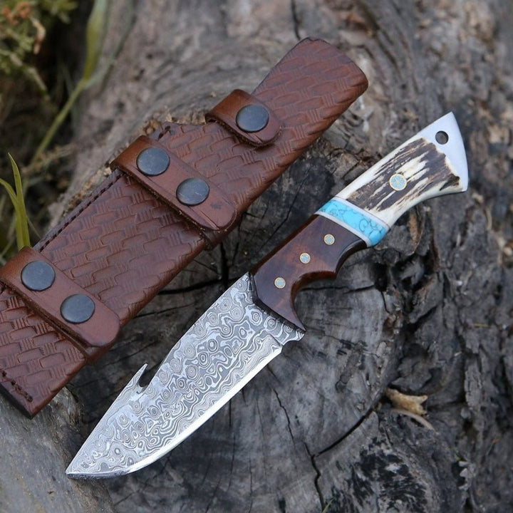 Thunder Damascus Knife - Shokunin USA
