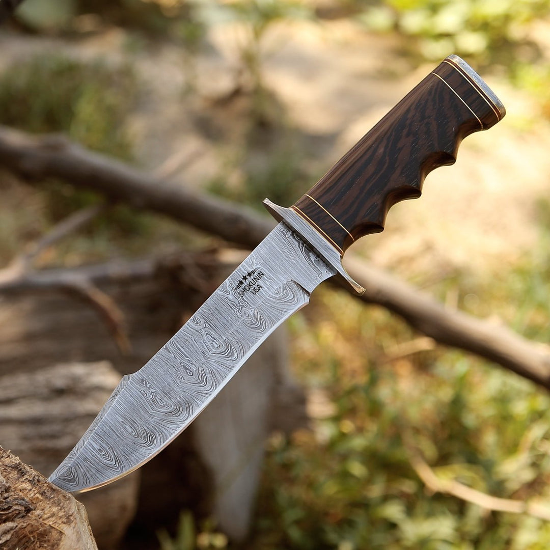 forged bowie knife - Shokunin USA