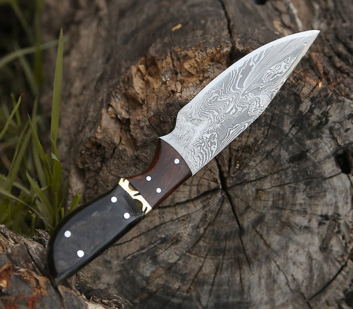 Trailseeker Every blade - Trailseeker Every Day Carry Knife with Ram Horn &amp; Rosewood Handle - Shokunin USA