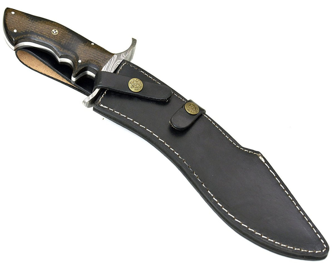 Valor Knife knives - Valor Bowie Knife with Micarta Handle - Shokunin USA