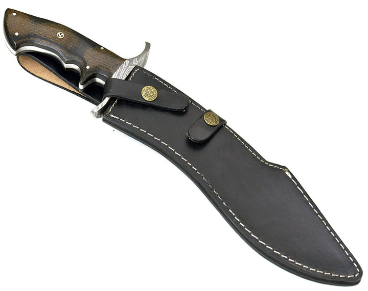 Valor Knife knives - Valor Bowie Knife with Micarta Handle - Shokunin USA
