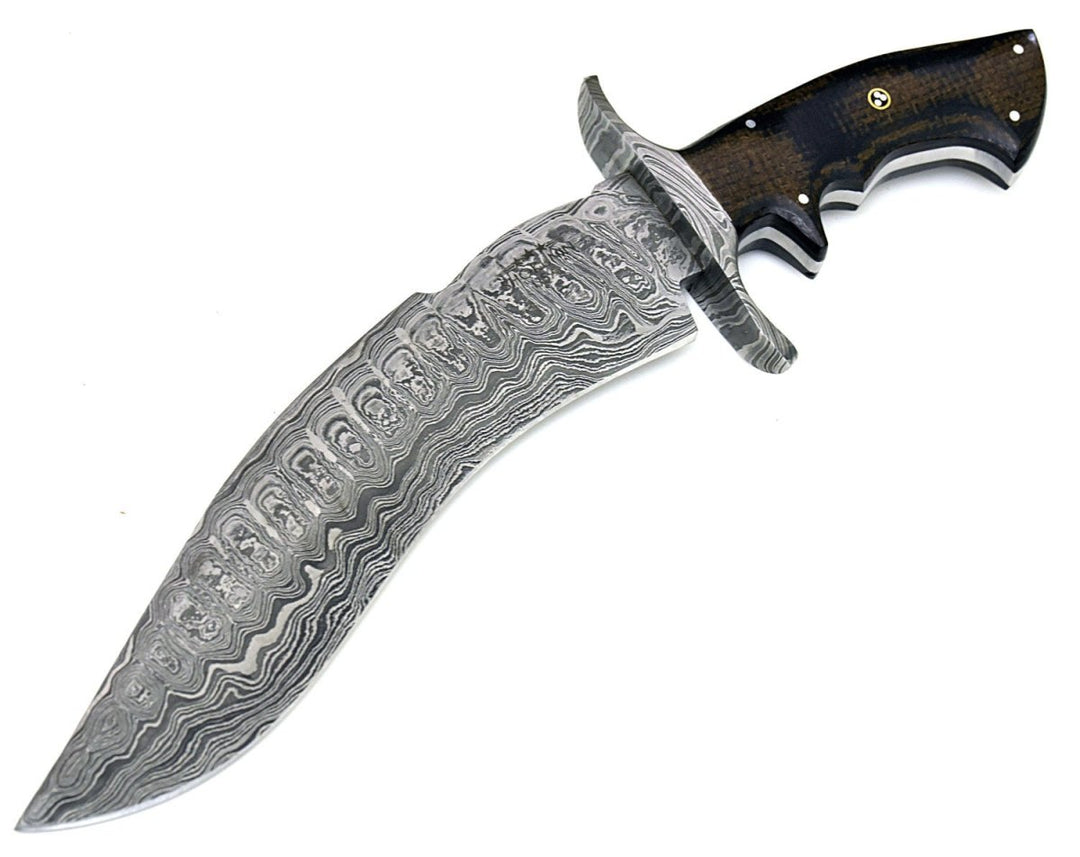 Valor Knife Handle - Valor Bowie Knife with Micarta Handle - Shokunin USA
