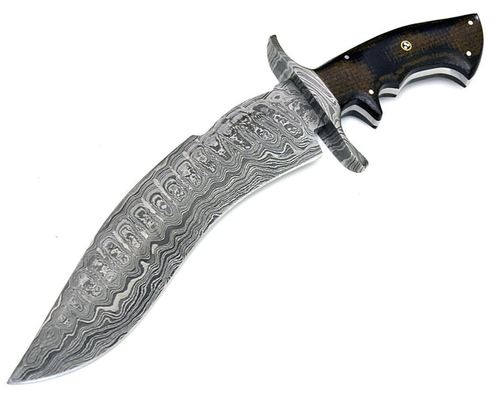 Valor Knife Handle - Valor Bowie Knife with Micarta Handle - Shokunin USA