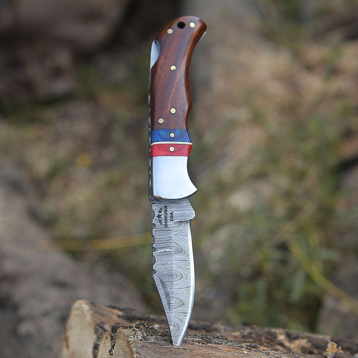 Pocket Knife - Rogue Pocket Knife with Rosewood Handle - Shokunin USA