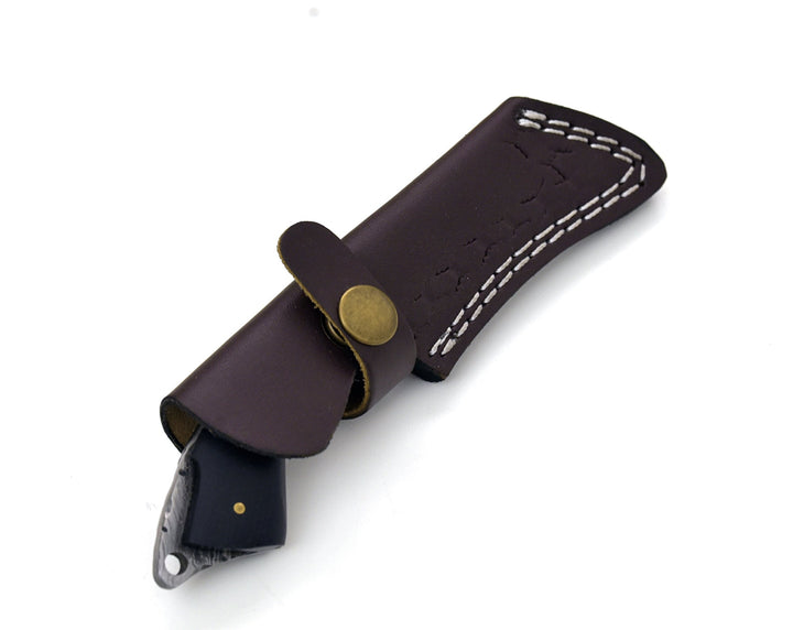 Damascus Knife - Razorsong Mini Damascus Steel Knife - Shokunin USA