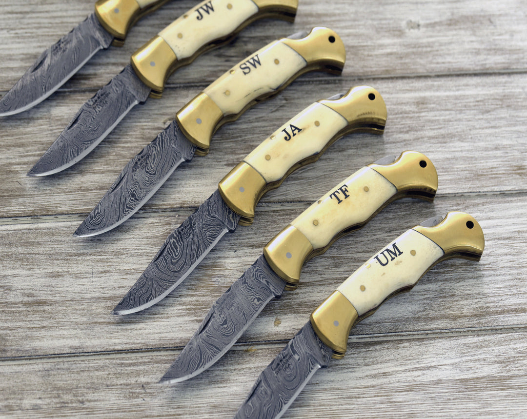 Damascus Knife - Razorsong Mini Damascus Steel Knife - Shokunin USA